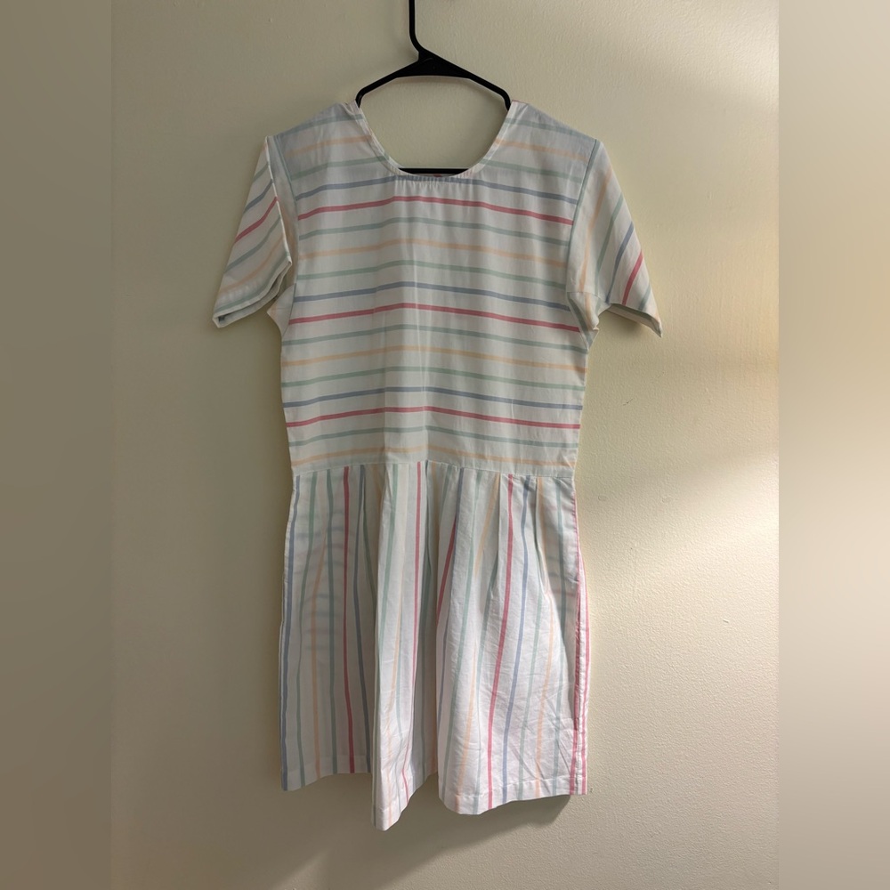 Excellent Condition LAKE Striped Multicolor Dress Size XS